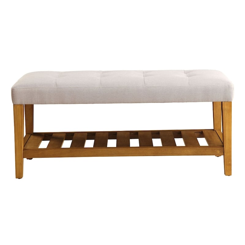Kahan Kahan Tufted Padded Seat Bench