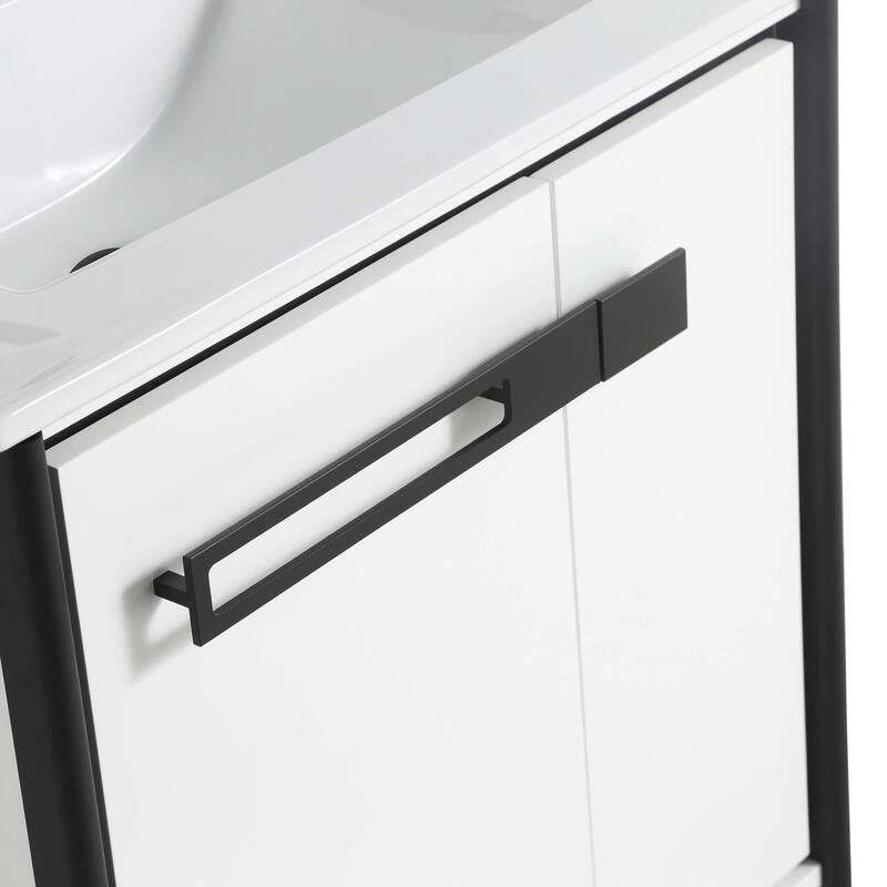 Fine Fixtures Oakville Bathroom Vanity with White Ceramic Sink
