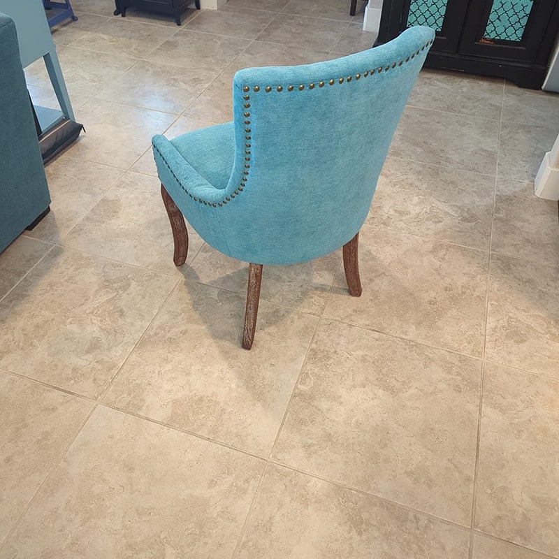Ultra Side Dining Chair With Bronze nail head Set of 2