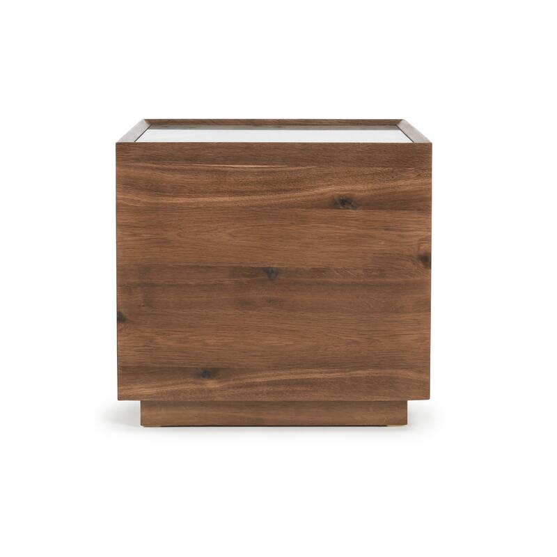 Classic Home Santa Barbara 26" Brown Wood End Table