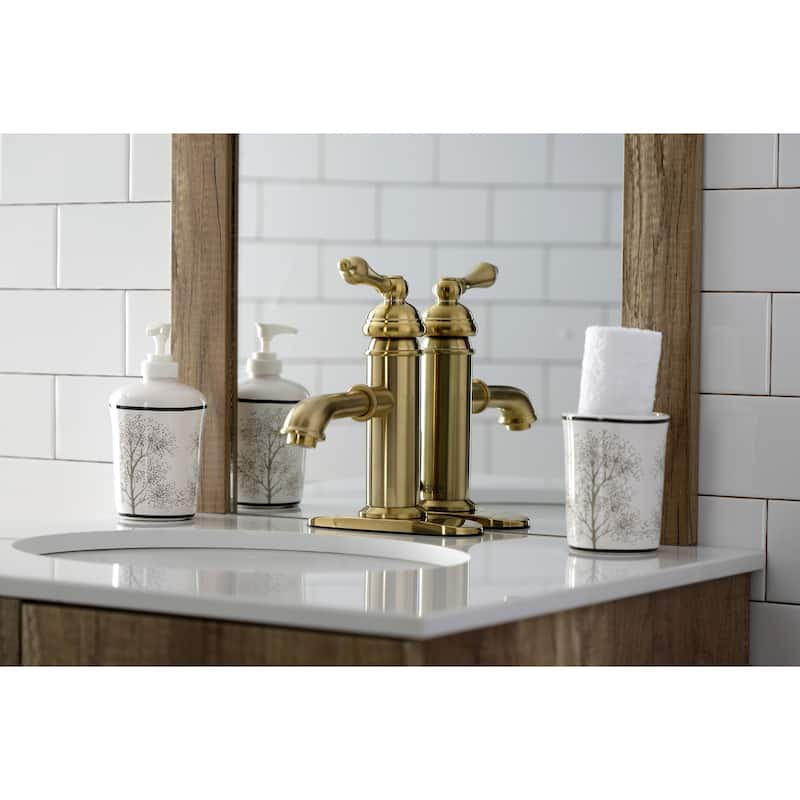 American Classic Single-Handle Bathroom Faucet with Brass Pop-Up