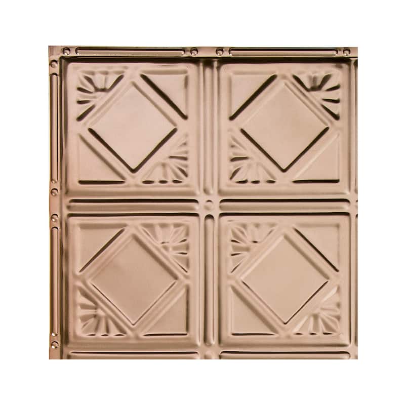 Great Lakes Tin Ludington Lay-in Ceiling Tile - Champagne - Sample