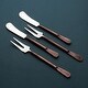 preview thumbnail 3 of 3, INOX Celia Cheese Fork & Spreader Set