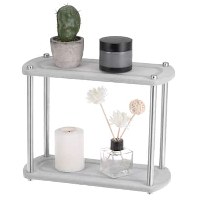 Instant Dry Sink Organizer, 11 inch Kitchen Sink Caddy Sponge Holder Light Grey - Light Grey