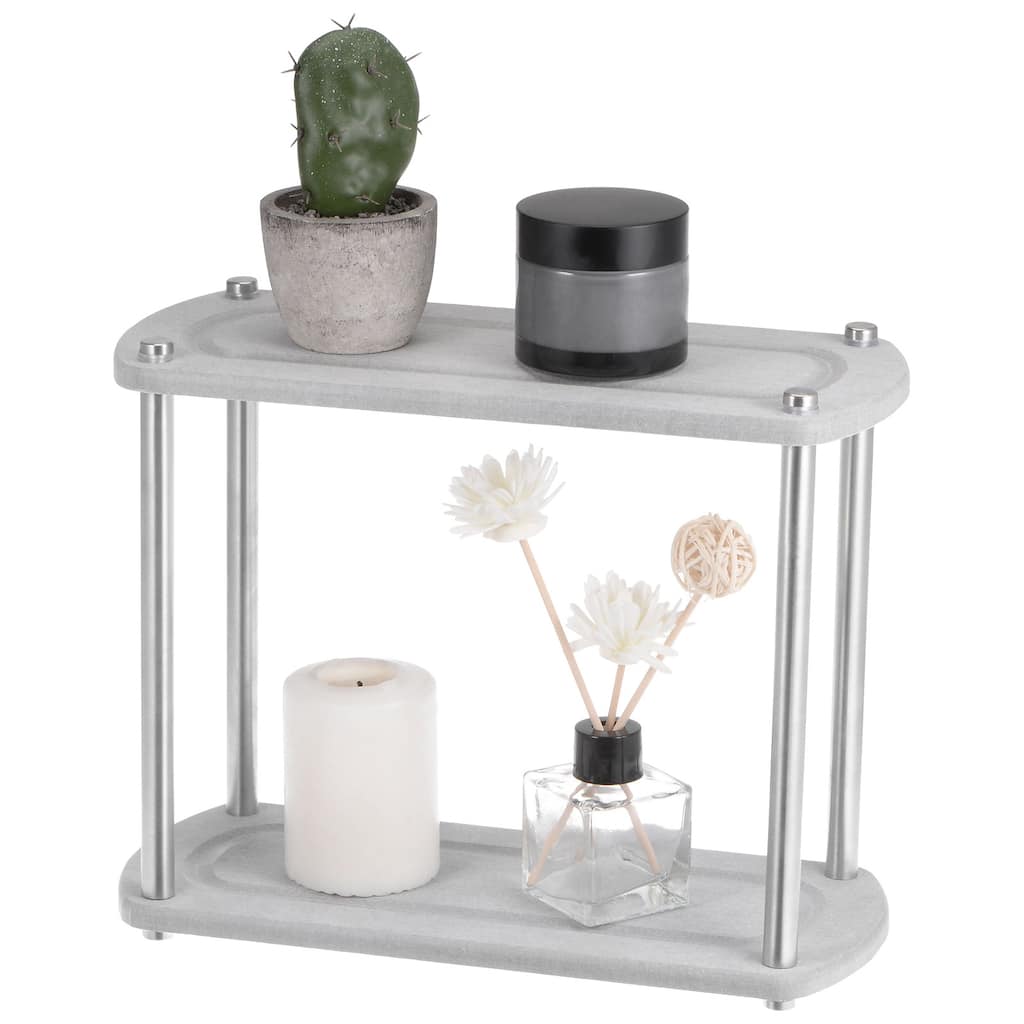 Instant Dry Sink Organizer, 11 inch Kitchen Sink Caddy Sponge Holder Light Grey - Light Grey