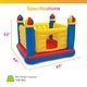 preview thumbnail 2 of 6, Intex Inflatable Colorful Jump-O-Lene Castle Bounce House, for 2 Kids Ages 3-6 - 26