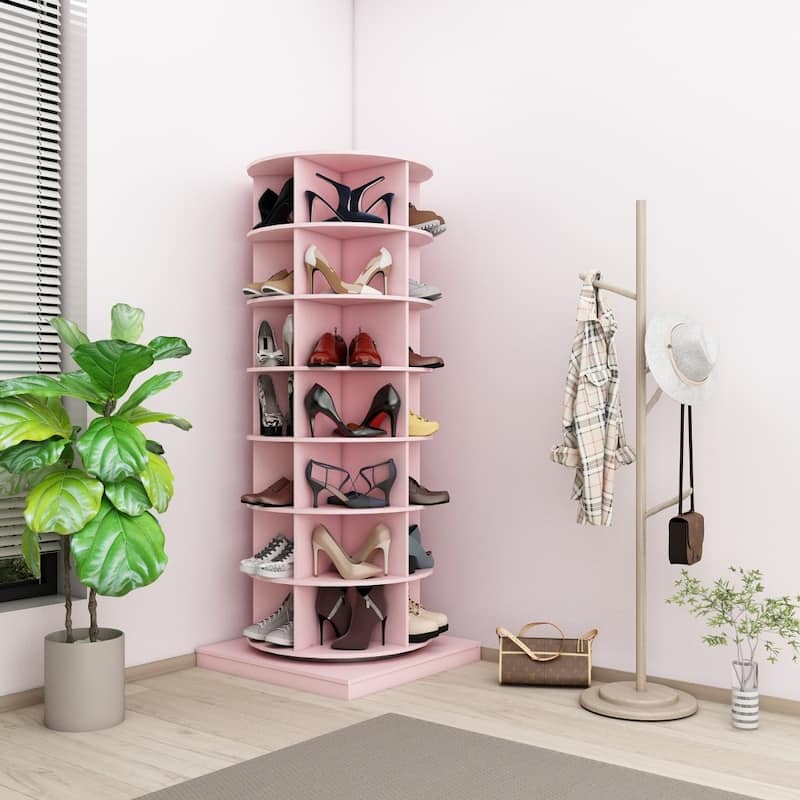 360 Rotating Shoe Cabinet with 7 layers