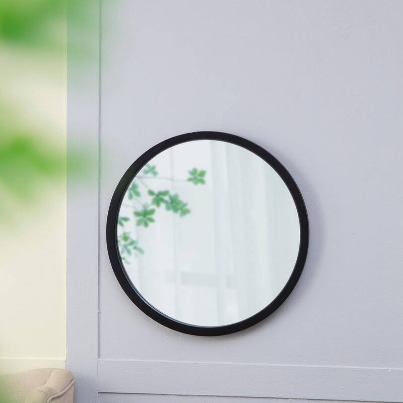 Round wall mirror for living room