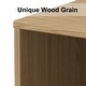 preview thumbnail 6 of 4, 67" Solid Wood 6-Shelf Bookcase Storage