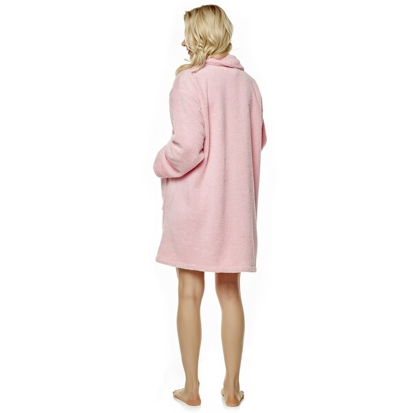 fleece lounge cardigan