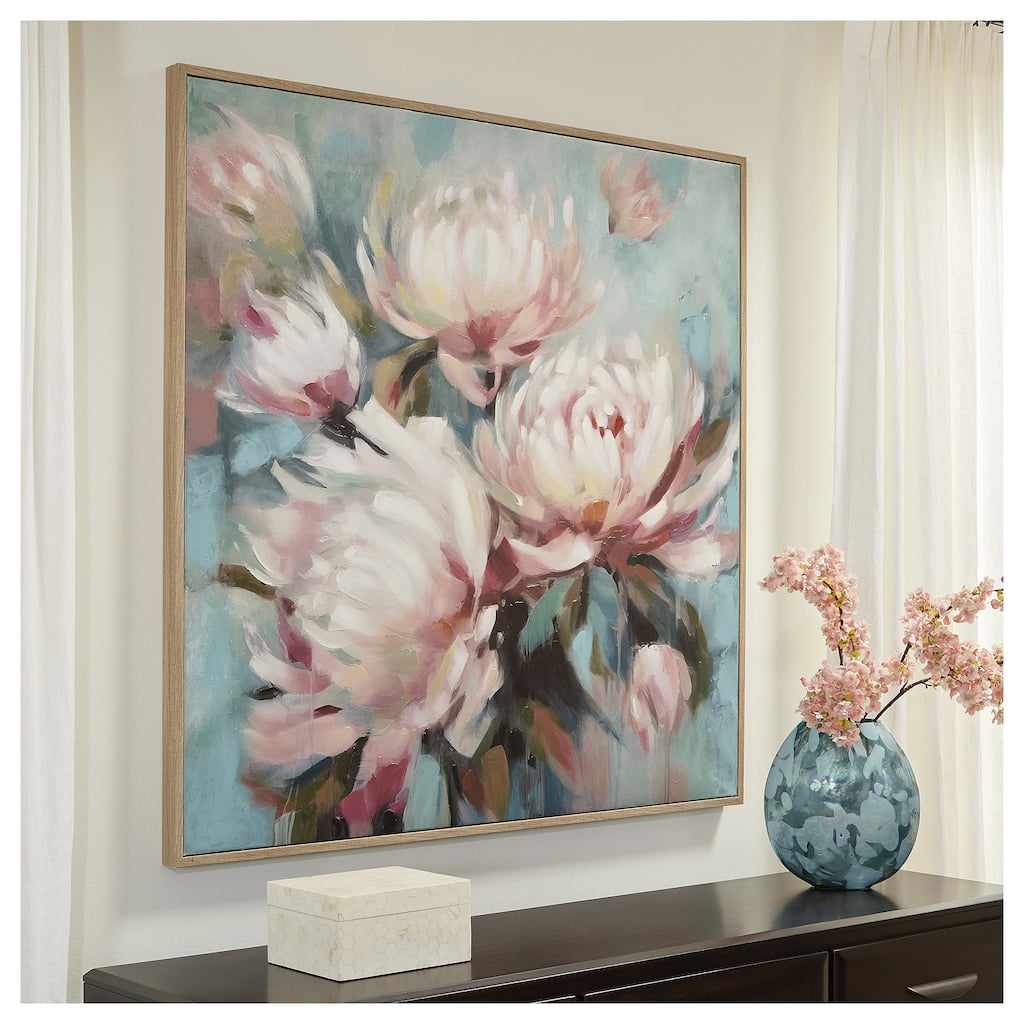 Signature Design by Ashley Parryville Blue/Pink Wall Art