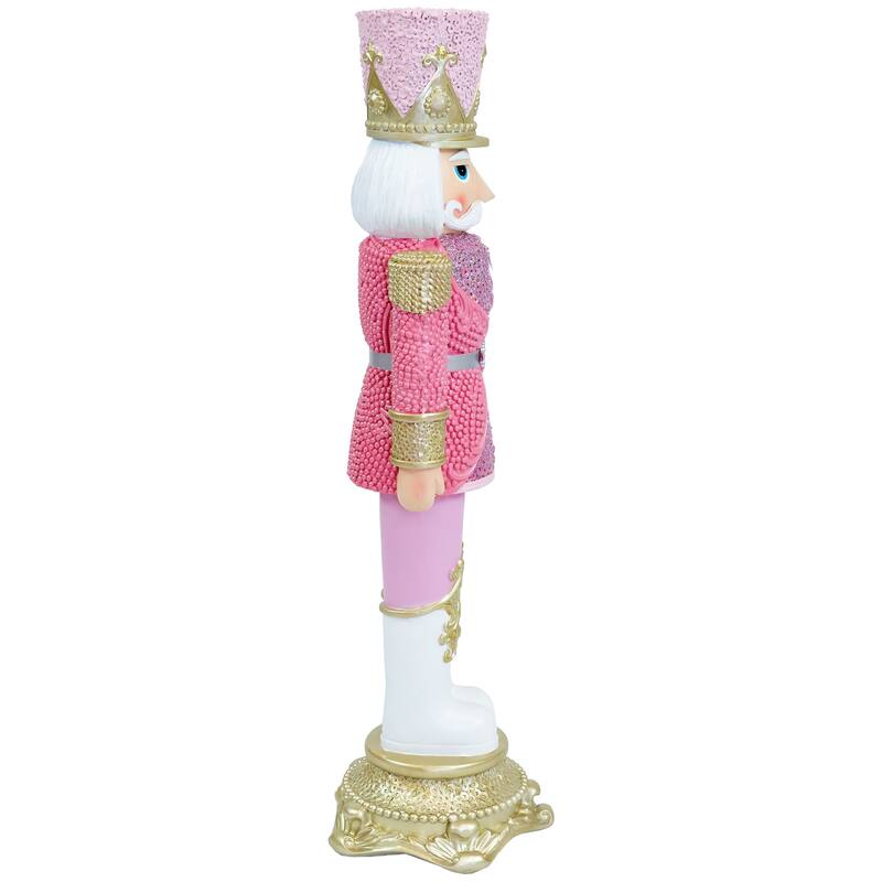 Sunnydaze Kenneth the Princely Christmas Nutcracker Statue - 37" H