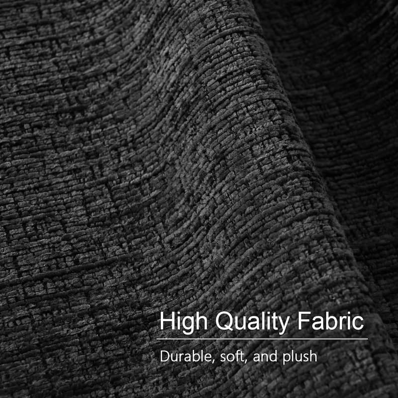 25" Seat Height Upholstered Chenille Gold Matel Counter Stool