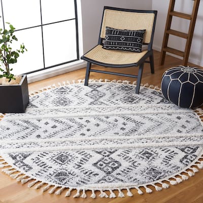 SAFAVIEH Moroccan Tassel Shag Kuriko 2-inch Thick Rug
