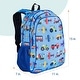 preview thumbnail 4 of 12, 15-inch Kids Backpack - Durable, Padded, Adjustable for School & Travel - Trains, Planes, and Trucks