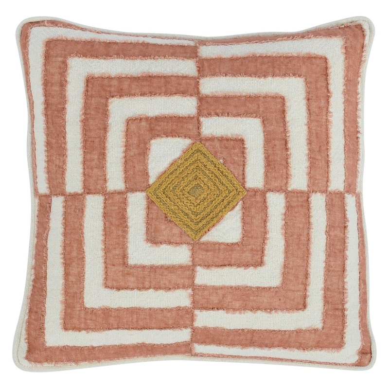 Claire 22" Throw Pillow in Pink by Kosas Home