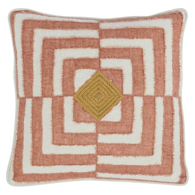 Claire 22" Throw Pillow in Pink by Kosas Home