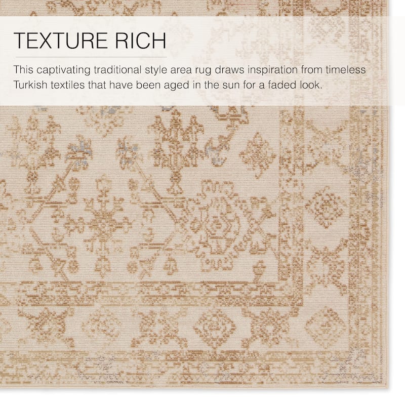 Salerno Indoor/Outdoor Medallion Area Rug