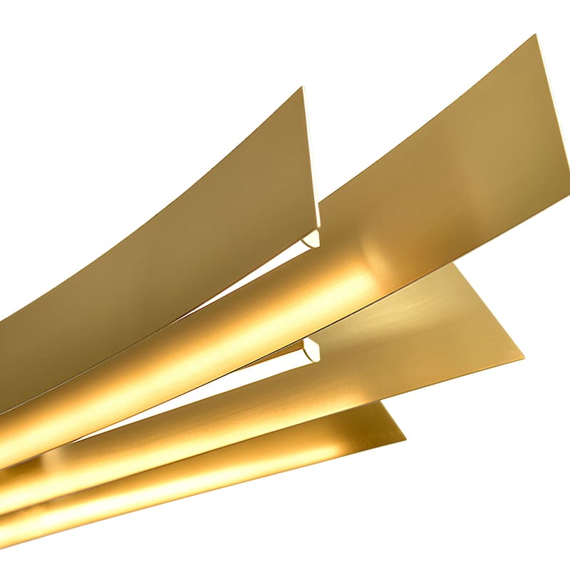 Candora Integrated LED Brass Chandelier