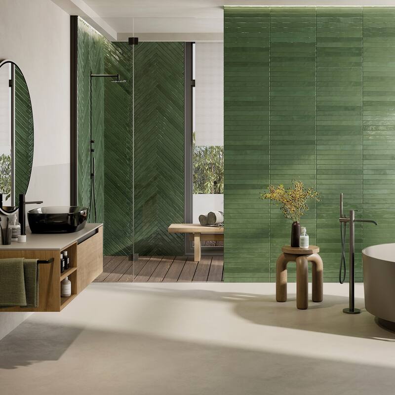 Ackland AKNPTWES2X18G-CA Westley - 2" x 18" Porcelain Floor and Wall