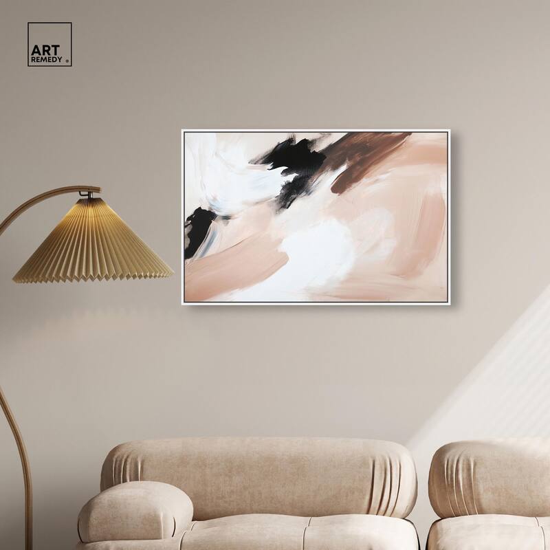 Swirls of Cream II Canvas by Art Remedy