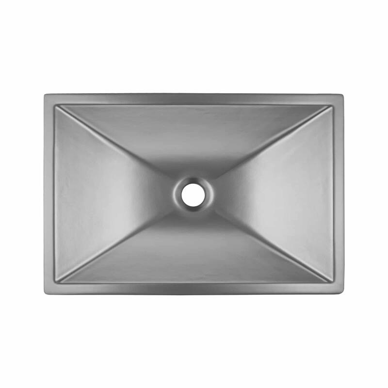 Amara Fireclay Dual Mount Bathroom Sink - 20" x 14" x 4.75"