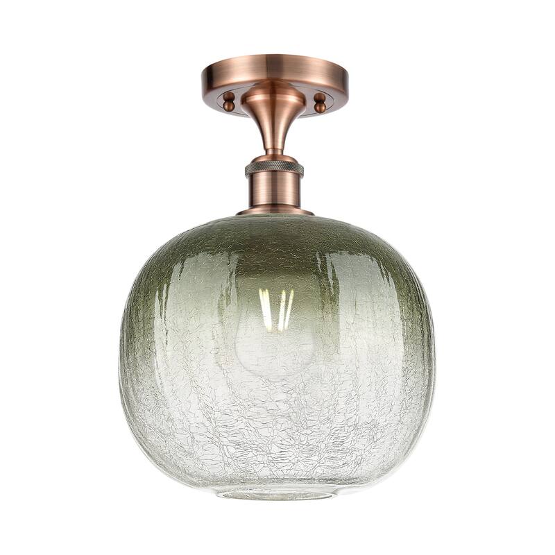 Innovations Lighting Endless Possibilities Ballston - Brookhaven Sphere - 1 Light 11" Semi-Flush Mount