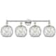 Option Polished Nickel / Clear Glass with White Rope