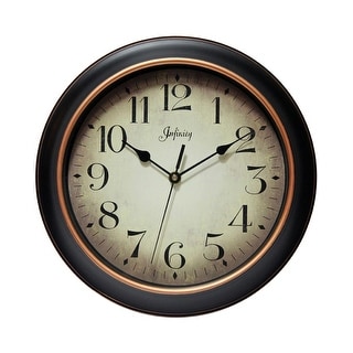 Copper Grove Kaffir 12-inch Classic Kitchen Round Clock - 12 x 2 x 12 - 12 x 2 x 12