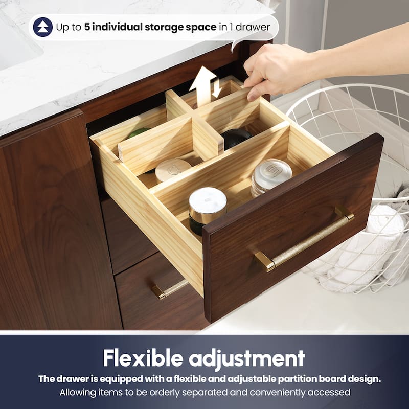 San Single Bath Vanity with Composite Stone Top without Mirror