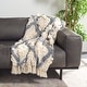 preview thumbnail 2 of 5, SAFAVIEH Lila Grace Geometric Pattern Fluffy Tufted Pure Cotton Throw Grey/Beige