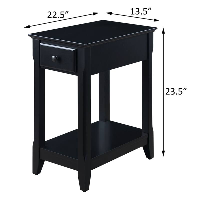 Symmons Accent Table with Bottom Shelf
