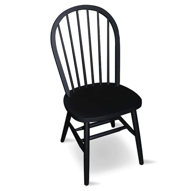 International Concepts Solid Wood Windsor Spindle Back Dining Chair