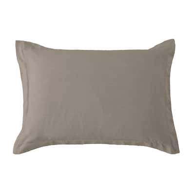 HiEnd Accents Washed Linen Tailored Pillow Sham