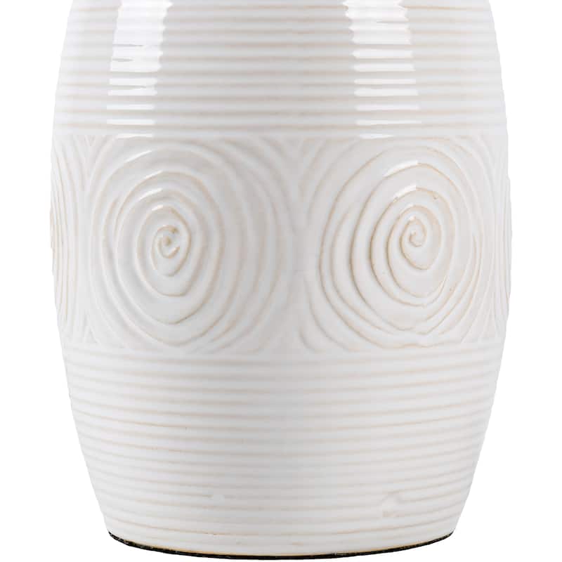 Artistic Weavers Athalia Modern Ceramic Table Lamp - 23"H x 11"W x 11"D