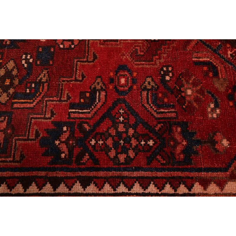 ECARPETGALLERY Hand-knotted Andelz Red Wool Rug - 3'9 x 7'1