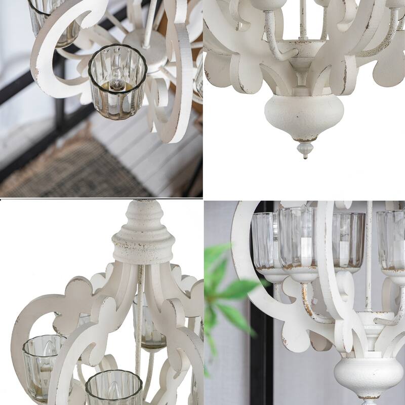 Chandelier 6 - Light Farmhouse Pendant Lighting