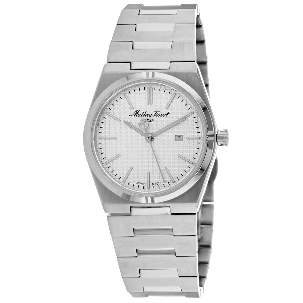 Mathey Tissot Women's Zoltan Silver Dial Watch - D117AS - One Size