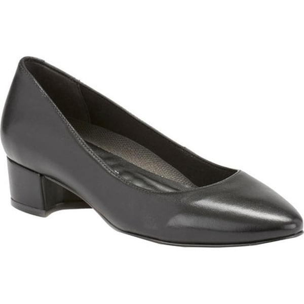 Walking Cradles Women's Heidi Pump Black Leather