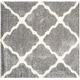preview thumbnail 31 of 51, SAFAVIEH Montreal Shag Ucha 2-inch Thick Rug 6'7" Square - Grey/Ivory - Square