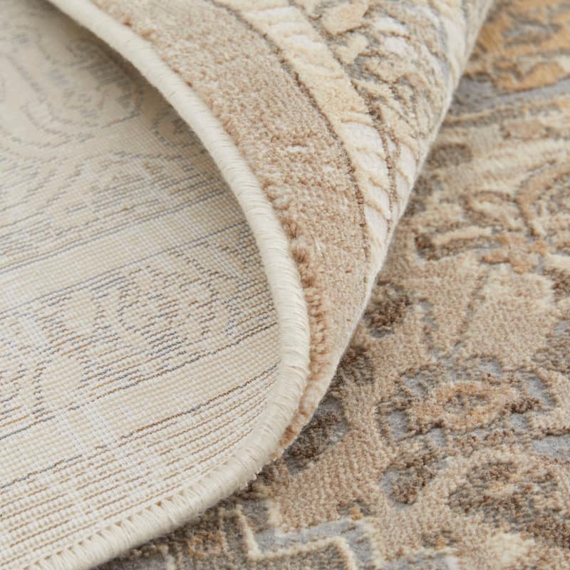 Grand Bazaar Neoma Machine Made Medallion Traditional Area Rug
