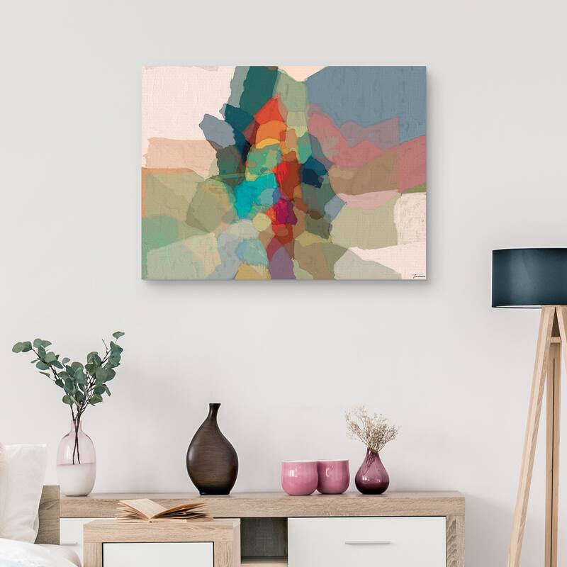 Cascade III by Michael Tienhaara Canvas Art Print