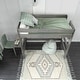 preview thumbnail 8 of 14, Max and Lily Farmhouse Twin-Size High Loft Bed with Desk