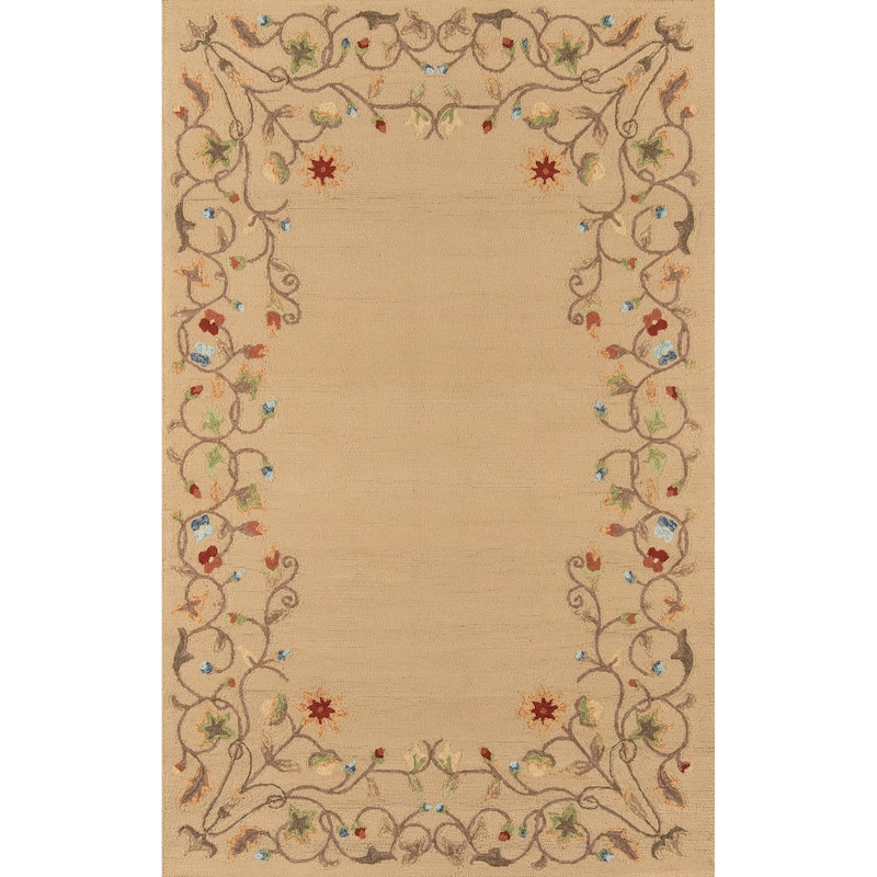 Momeni Veranda Hand Hooked Floral Indoor Outdoor Rug