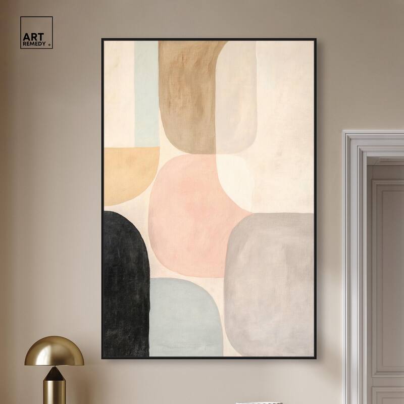 Soft Cubism II Canvas by Art Remedy