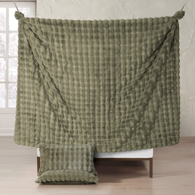 Snowball® Chunky Bunny - Coma Inducer® Oversized Comforter Set - Olive Earth