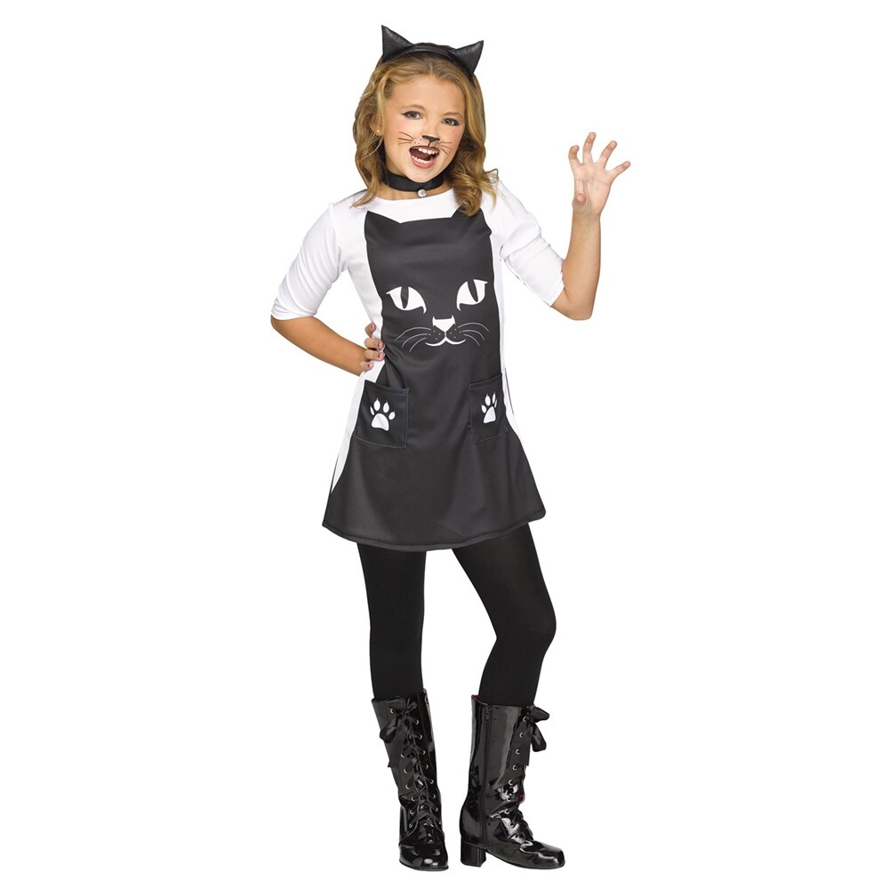 Shop Girls Feline Chic Cat Halloween Costume Overstock