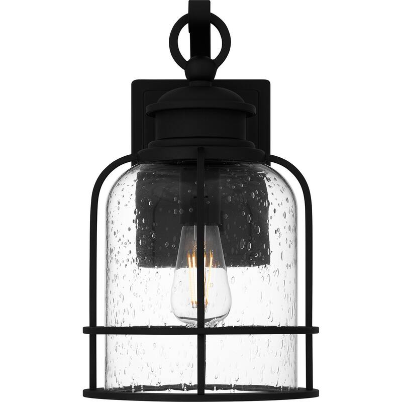 Earth Black One Light Outdoor Wall Mount from the Bowles Collection