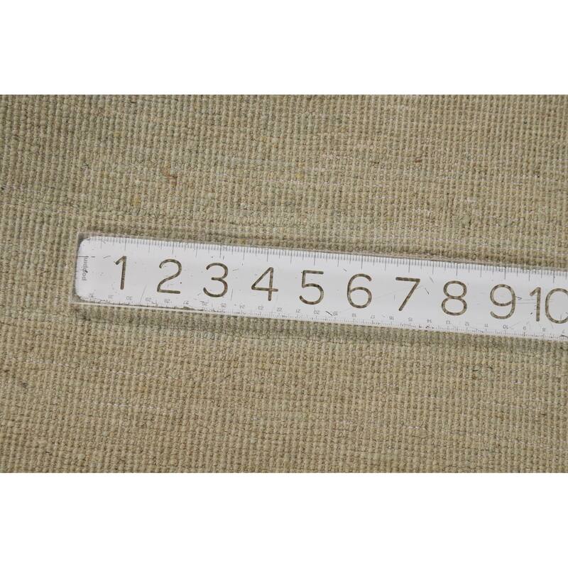 Modern Gabbeh Oriental Foyer Rug Stripe Hand-Knotted Wool Carpet - 3'3"x 5'1"