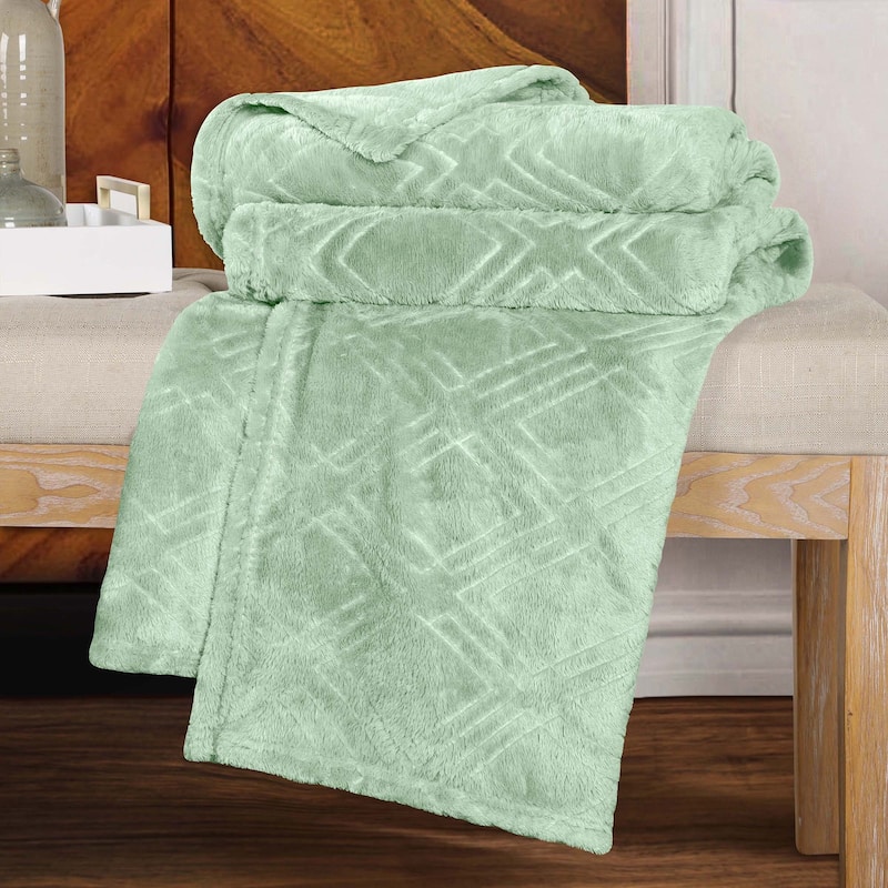 Superior Alaska Diamond Soft Fluffy Fleece Blanket